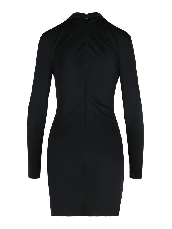 VERSACE: ニーレングスドレス online - 膝丈ドレス - 黒