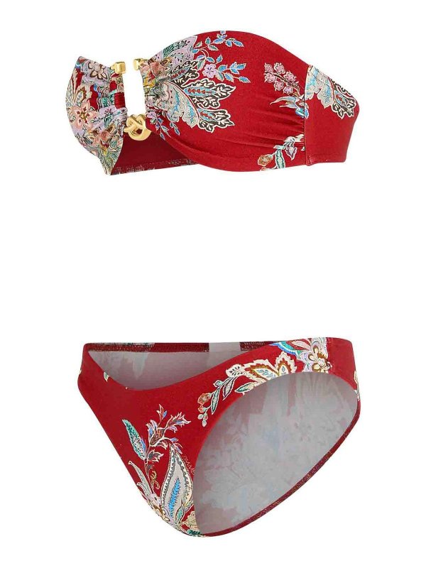 The Best Shops ZIMMERMANN: bikinis - Red Polyamide Blend Bikini