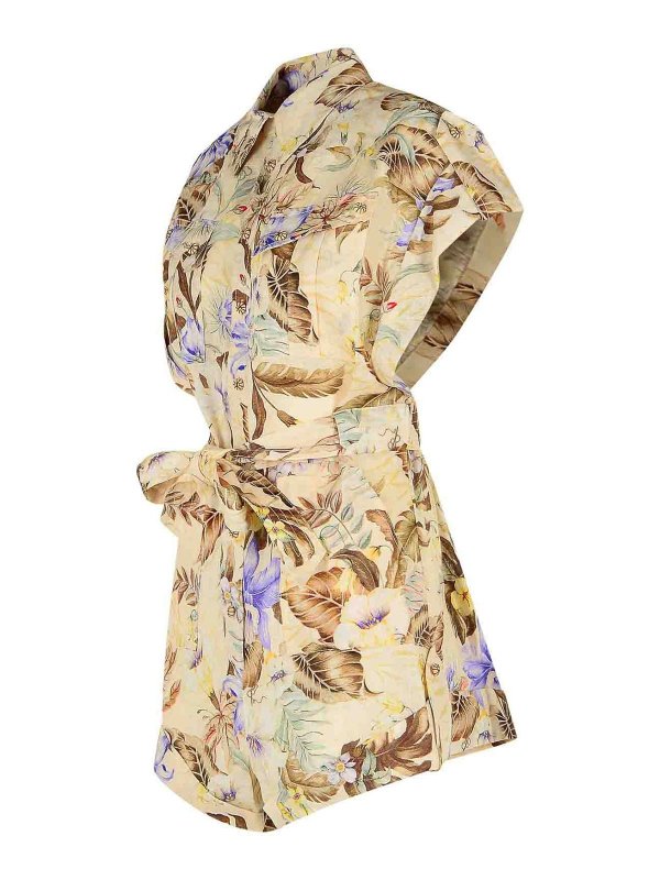 The Best Shops ZIMMERMANN: ジャンプスーツ - ジャンプスーツ - クリーム