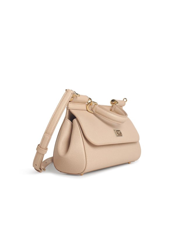 DOLCE & GABBANA: cross body bags online - Small  Pink Leather Bag