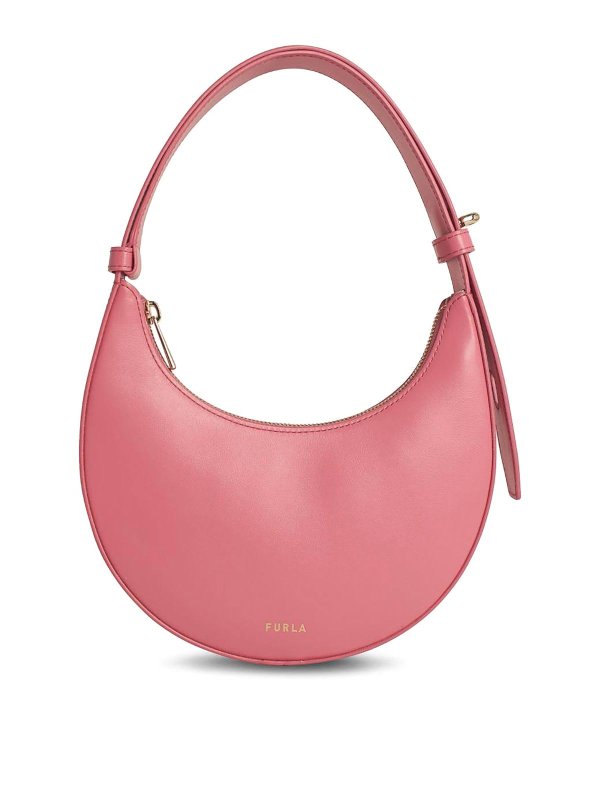 FURLA: cross body bags - Delizia Mini Bag In Pink Leather