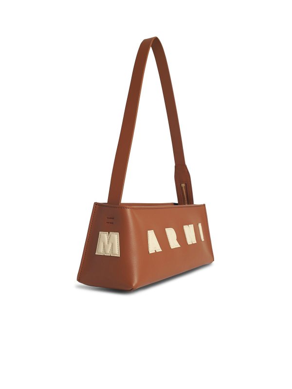 Marni: Sacs bandoulière online - Sac Bandoulière - Marron