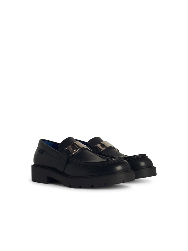 BURBERRY: Mocasines y Zapatillas online - Mocasines - Negro