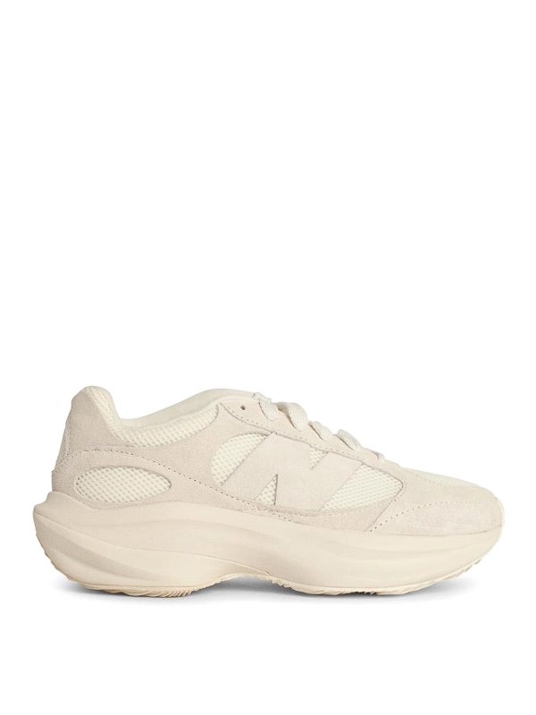 NEW BALANCE: trainers - Warpd Ruig Ivory Suede Seakers