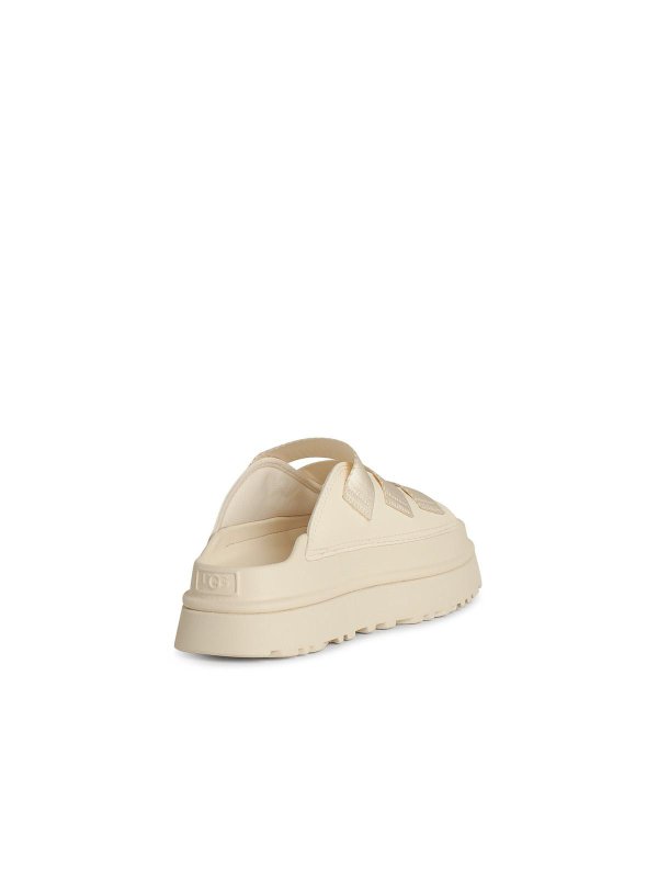 The Best Shops UGG: Loafers & Slippers - Goldenglow Ivory Fabric Blend Slippers