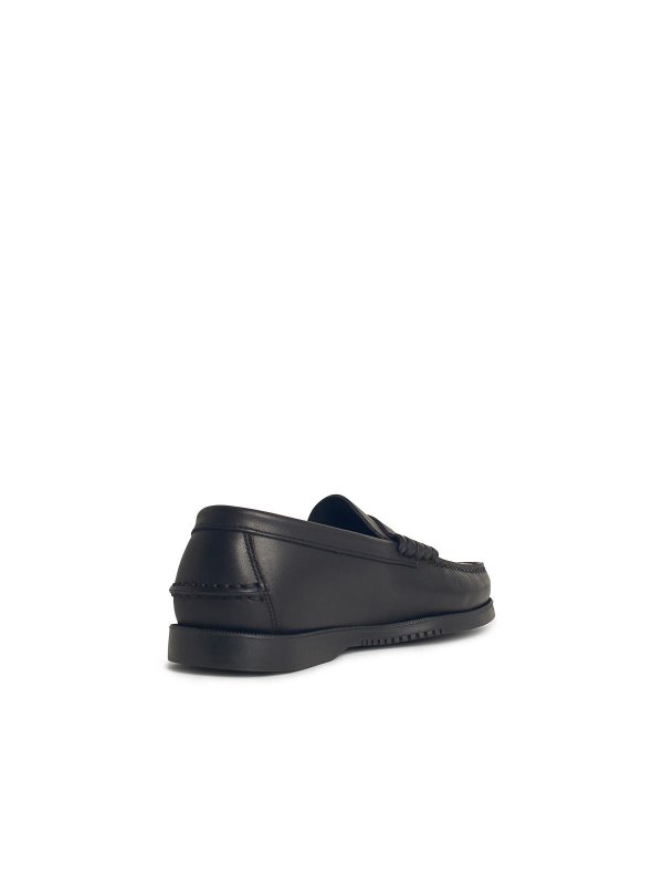 The Best Shops PARABOOT: Loafers & Slippers - Coraux Black Leather Loafers
