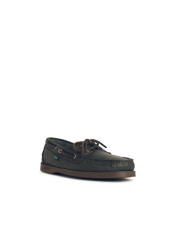 PARABOOT: lace-ups shoes online - Scarpa  In Green Leather