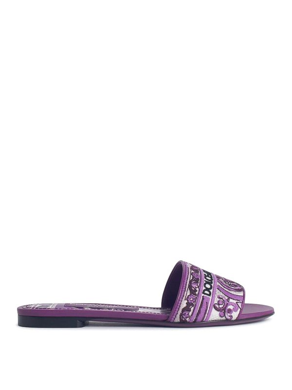 DOLCE & GABBANA: Mocassins & Chaussures bateau - Mocassins - Violet