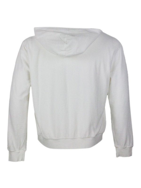 The Best Shops 04651/A TRIP IN A BAG: maglia collo rotondo - Maglione  bianchi