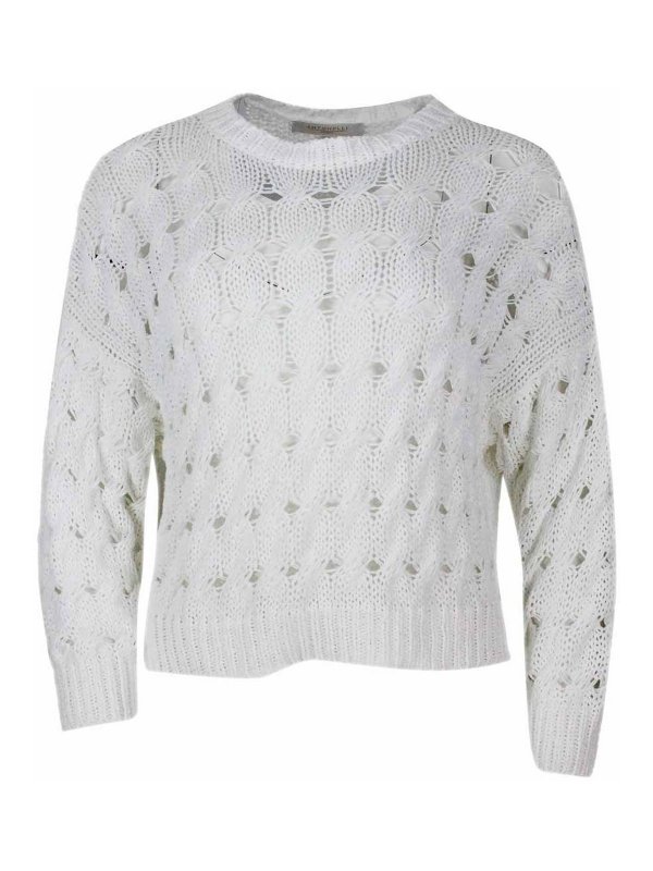 ANTONELLI FIRENZE: crew necks - Sweater White