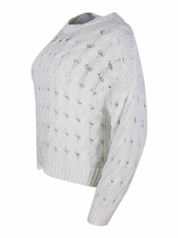 Sweater White shop online: ANTONELLI FIRENZE