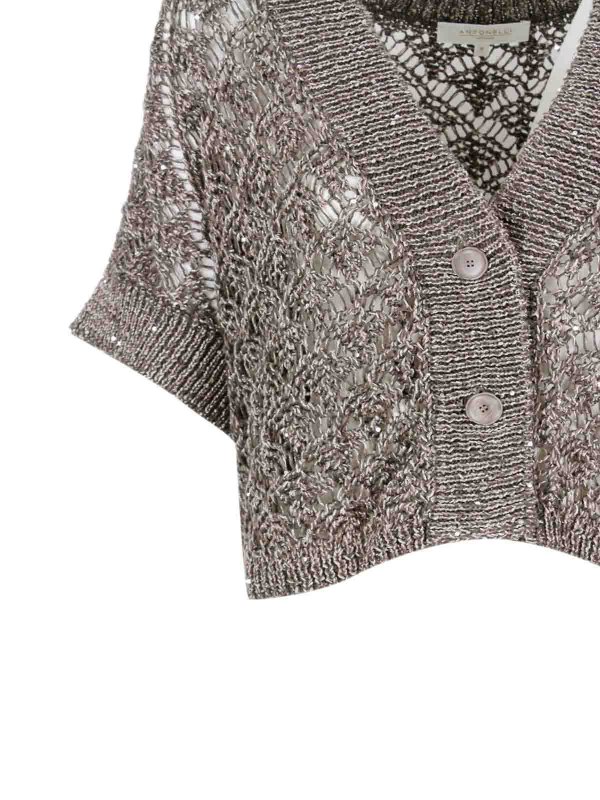 Pull Col Rond - Marron shop online: ANTONELLI FIRENZE