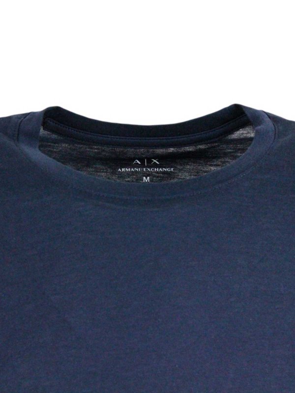 T-shirt blu Replica 
online: ARMANI EXCHANGE