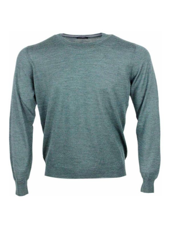 BARBA NAPOLI: crew necks - Sweater Green