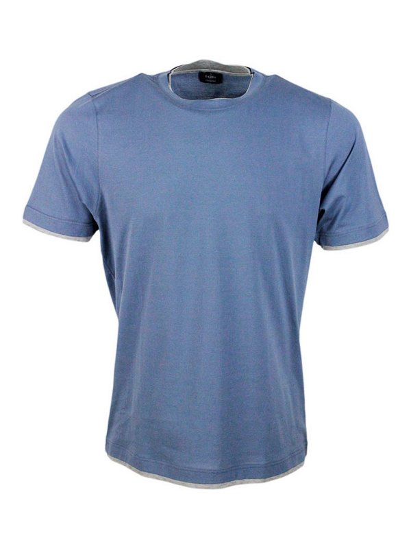 BARBA NAPOLI: t-shirts - T-shirt Light Blue