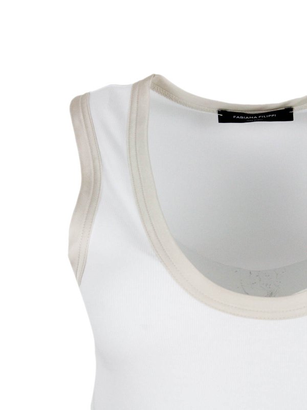 The Best Shops FABIANA FILIPPI: T-shirts - T-Shirt - Weiß