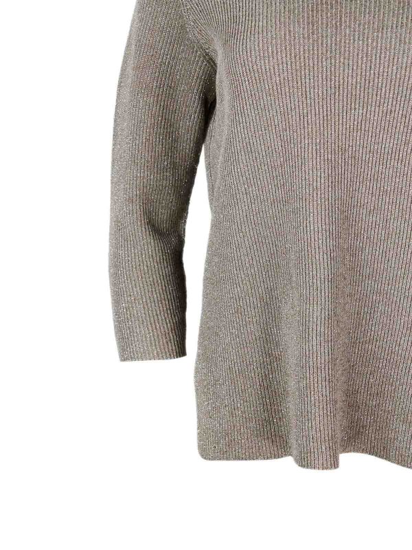 Rundhalspullover - Dunkelgrau shop online: FABIANA FILIPPI