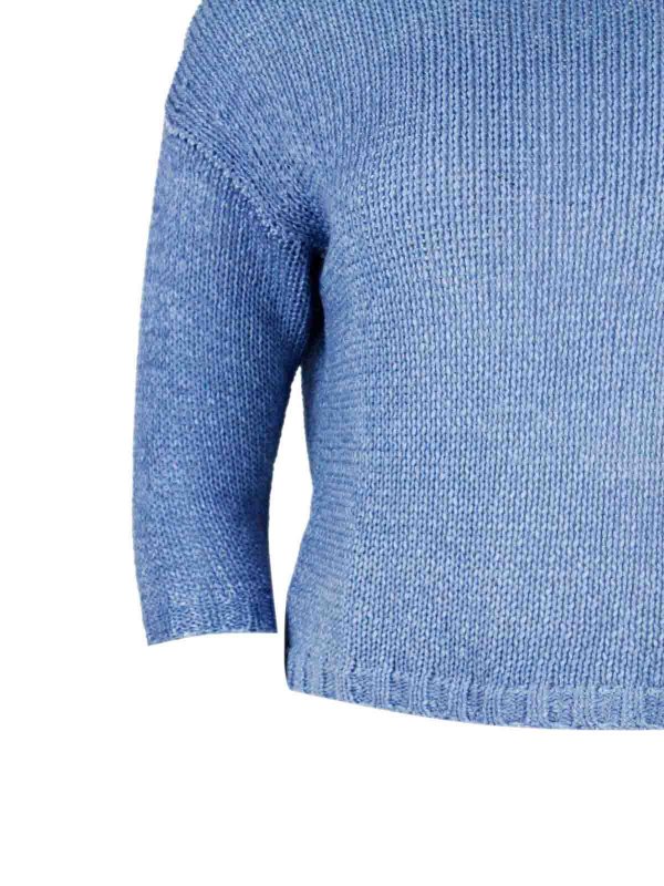 Rundhalspullover - Hellblau shop online: PLOUMANAC