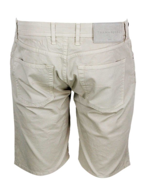The Best Shops TRAMAROSSA: トラウザーショーツ - ショートパンツ - 銀