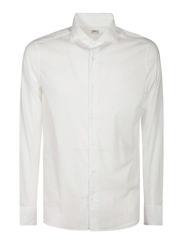 FEDELI: camicie - Sean ML Panamino Dusty