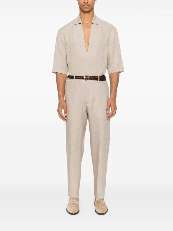 TAGLIATORE: casual trousers online - Pants Beige