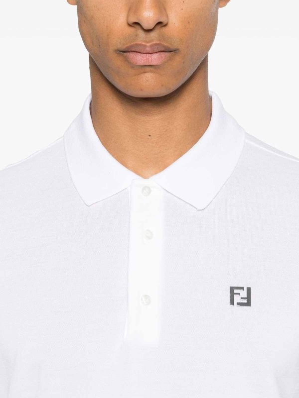 FENDI: t-shirts online - T-Shirts And Polos White
