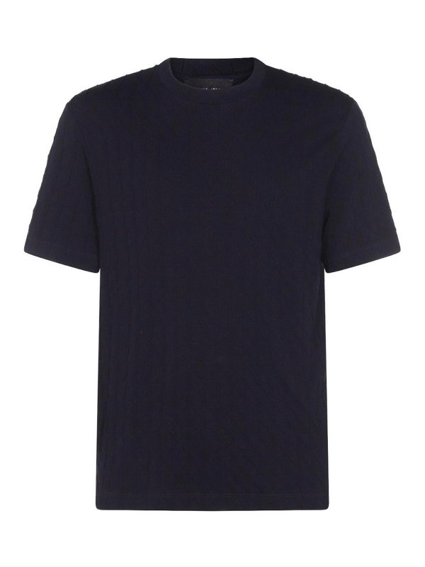 GIORGIO ARMANI: T-shirts - T-Shirt - Bleu