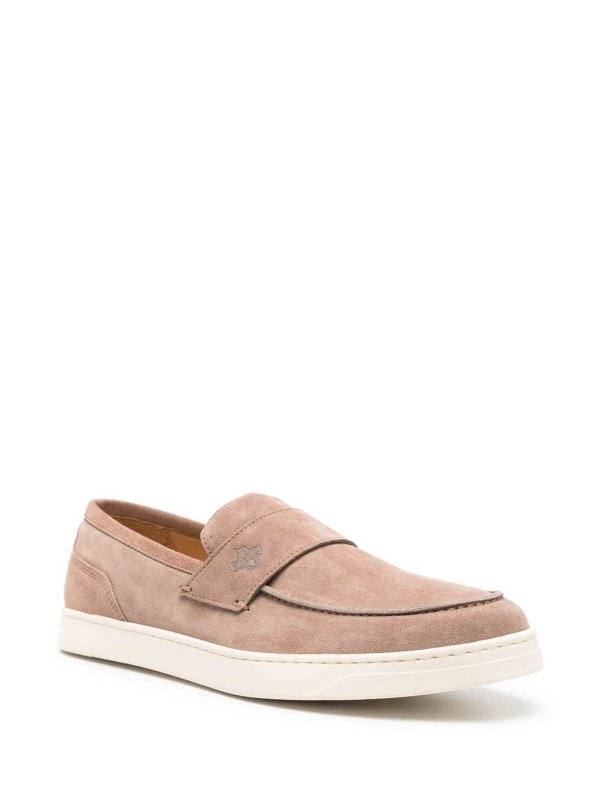 The Best Shops TAGLIATORE: Mocassins & Chaussures bateau - Chaussons - Beige
