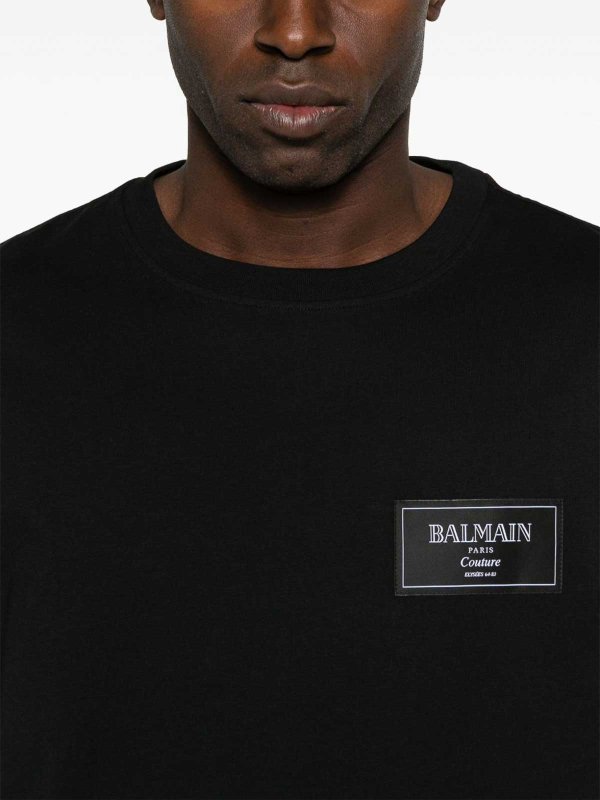 T-Shirt - Noir Replica 
online: Balmain