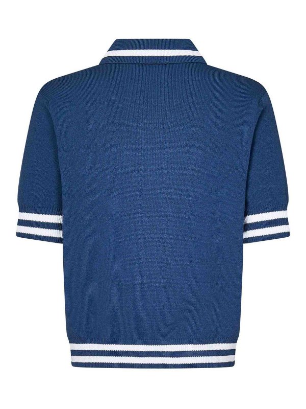 Balmain: Poloshirts online - Poloshirt - Blau