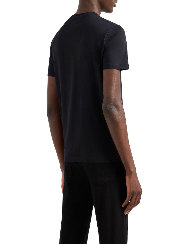 EMPORIO ARMANI: T-shirts online - T-Shirt - Bleu
