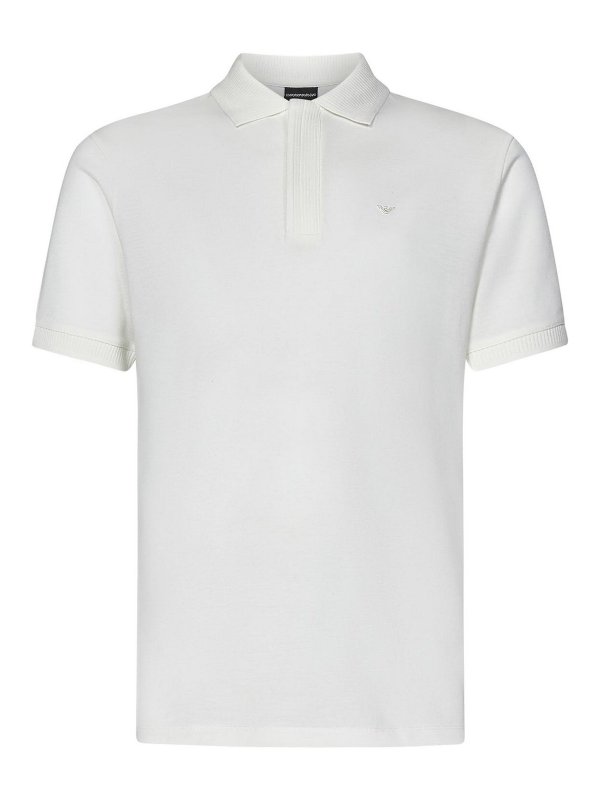 EMPORIO ARMANI: Poloshirts - Poloshirt - Weiß