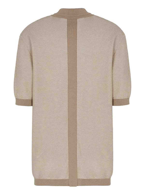 EMPORIO ARMANI: polo online - Lyocell a maniche corte