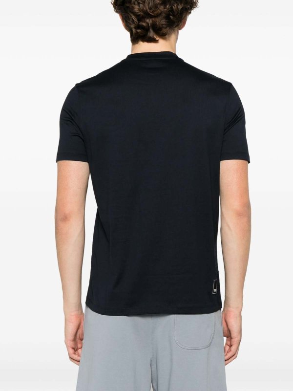 T-Shirt - Blau shop online: EMPORIO ARMANI