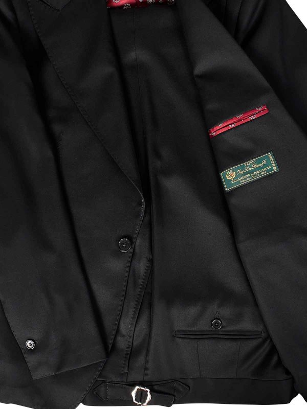 フォーマルスーツ - 黒 shop online: FRANZESE COLLECTION