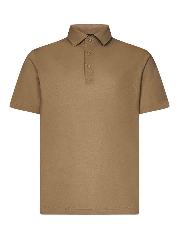 HERNO: polo shirts - Dove Grey Lightweight
