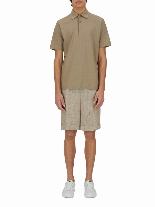 HERNO: polo shirts online - Dove Grey Lightweight