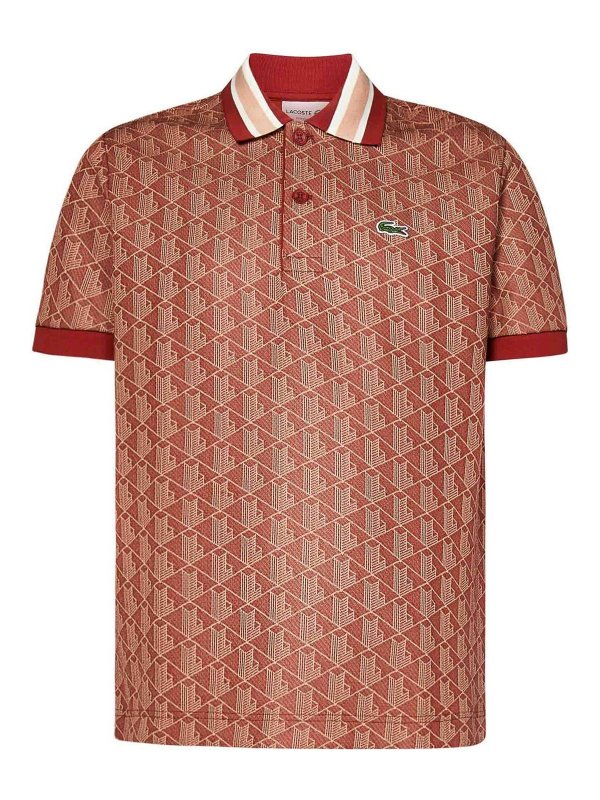 LACOSTE: ポロシャツ - ポロシャツ - ブラウン