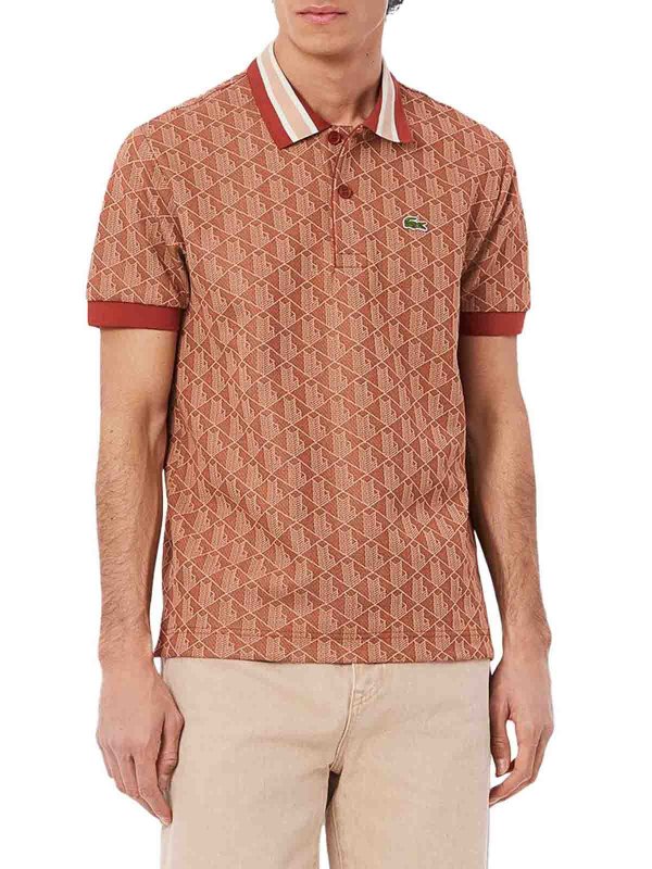 The Best Shops LACOSTE: ポロシャツ - ポロシャツ - ブラウン