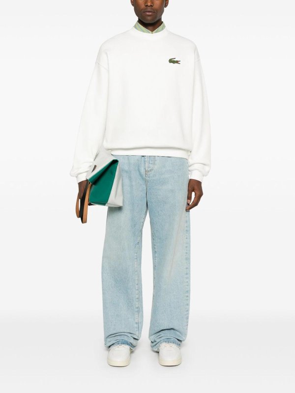 The Best Shops LACOSTE: Sweatshirts und Pullover - Sweatshirt - Weiß