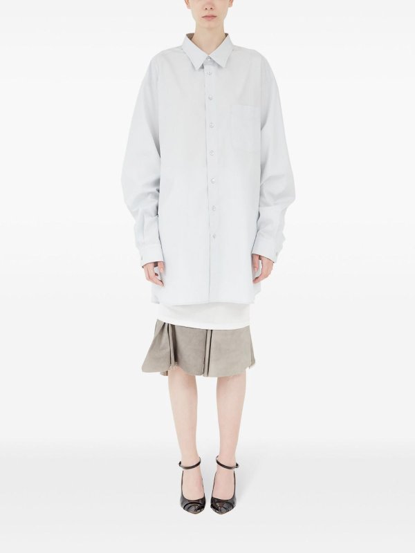 Maison Margiela: シャツ online - シャツ - ブルー
