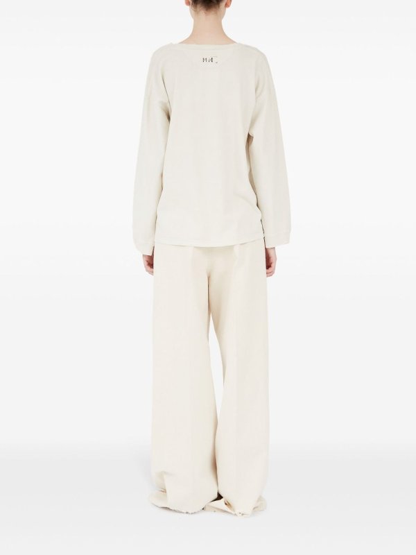 The Best Shops Maison Margiela: Felpe e maglie - Felpa bianca lattea