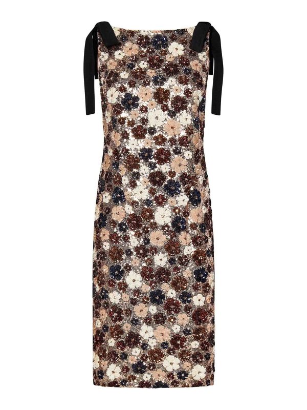 N°21: ニーレングスドレス - 膝丈ドレス - 銀