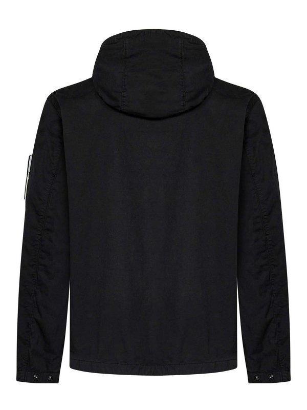 STONE ISLAND: giacche casual online - Giacca nera in twill Sunma Stretch
