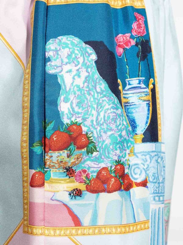 ショートパンツ - マルチカラー shop online: VERSACE