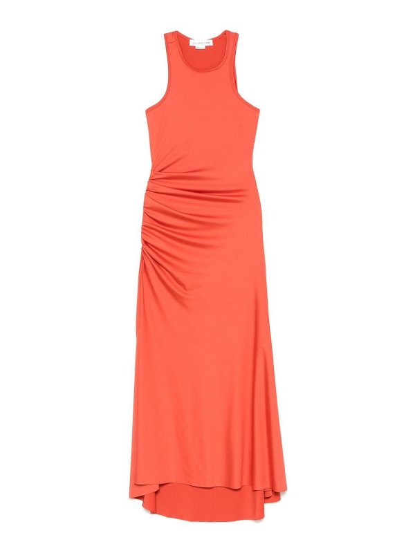 VICTORIA BECKHAM: knee length dresses - Asymmetric Midi Dress