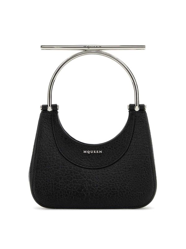 ALEXANDER MCQUEEN: クロスボディバッグ - クロスボディバッグ - 黒