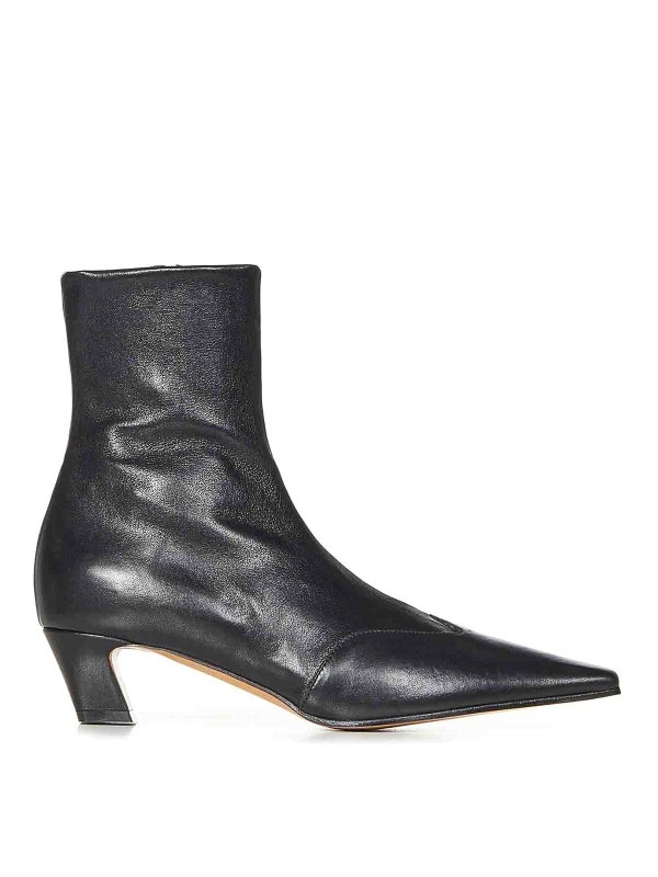 KHAITE: ankle boots - Nevada Stretch Low  Ankle Boots