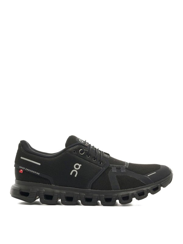 ON RUNNING: sneakers - Cloud 6 sneaker in mesh tecnico nero