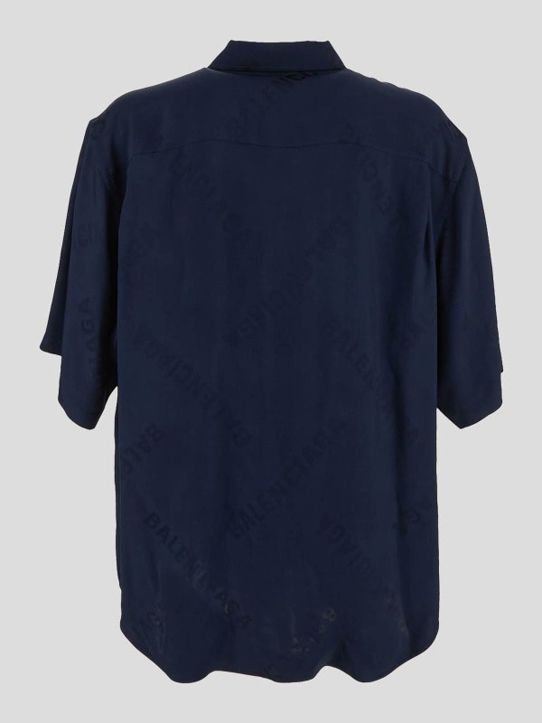 BALENCIAGA: Hemden online - Hemd - Blau